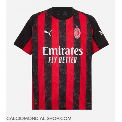 Maglie da calcio AC Milan Theo Hernandez #19 Prima Maglia 2025-26 Manica Corta Maglie da calcio AC Milan Theo Hernandez #19 Prima Maglia 2025-26 Manica Corta